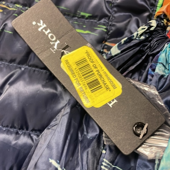 NWT Preston & York Down Packable Puffer Hooded Colorful Size small - Picture 6 of 7